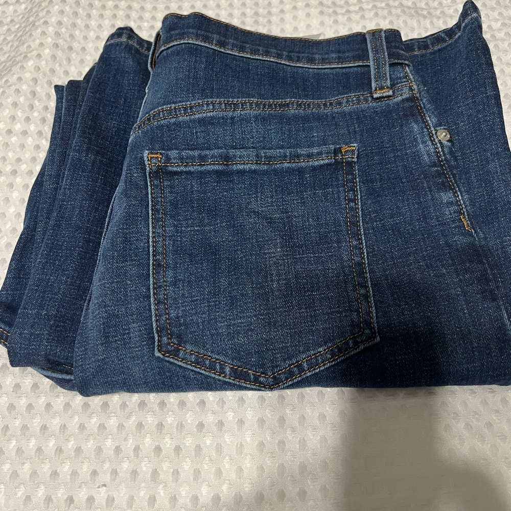 Banana Republic Dark Wash Wide-Leg Jeans